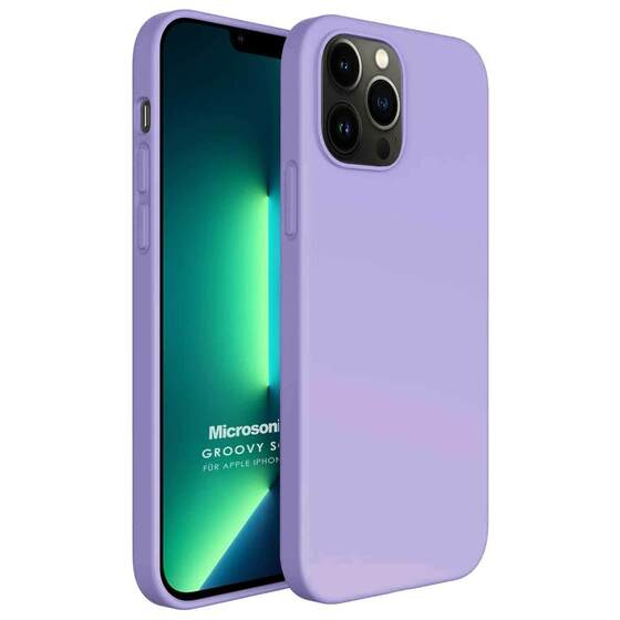 Microsonic Apple iPhone 13 Pro Kılıf Groovy Soft Lila