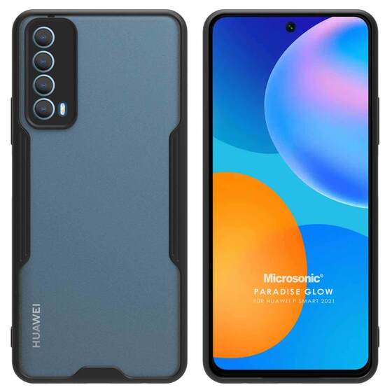 Microsonic Huawei P Smart 2021 Kılıf Paradise Glow Siyah