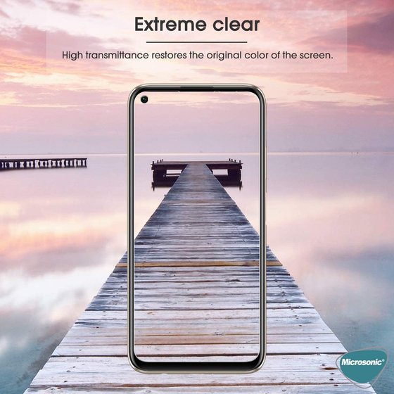 Microsonic Huawei P40 Lite E Tempered Glass Screen Protector