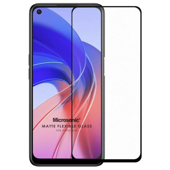 Microsonic Oppo A55 4G Seramik Matte Flexible Ekran Koruyucu Siyah