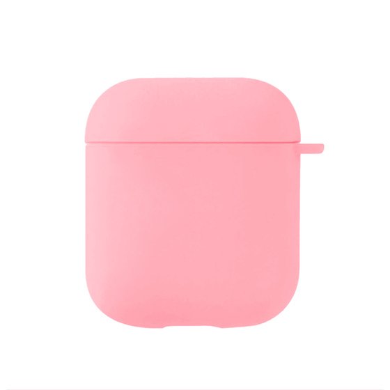 Microsonic Apple AirPods 1. Nesil / 2. Nesil Liquid Silicone Lansman Pembe