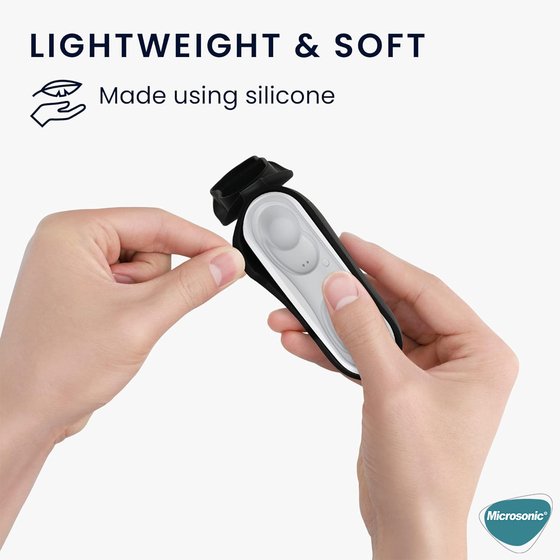 Microsonic JBL Wave Buds 2 Kılıf Askılı Mat Silikon Siyah