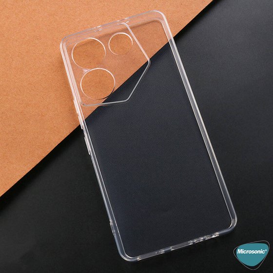 Microsonic TECNO Camon 20 Pro 4G Kılıf Transparent Soft Şeffaf