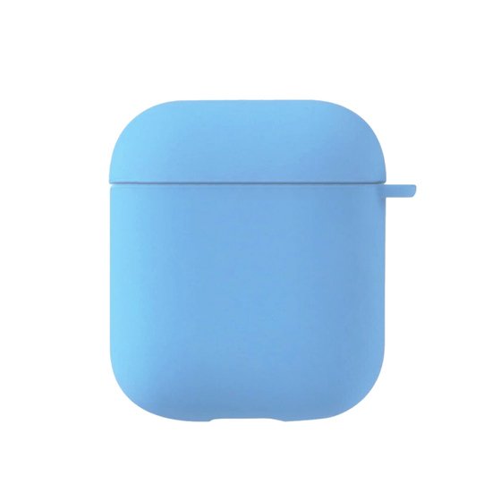 Microsonic Apple AirPods 1. Nesil / 2. Nesil Liquid Silicone Lansman Mavi