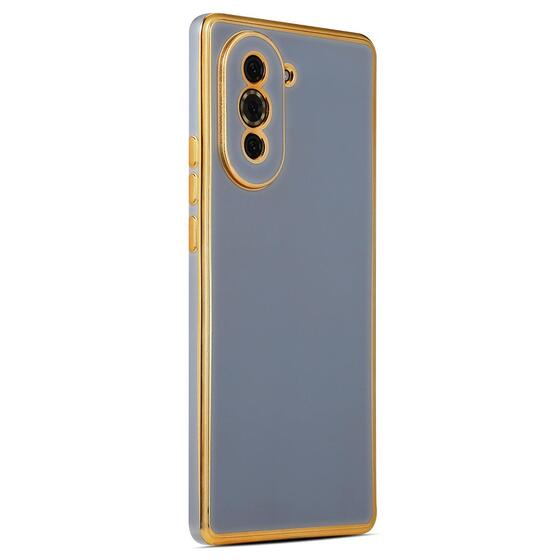 Microsonic Huawei Nova 10 Kılıf Olive Plated Lavanta Grisi