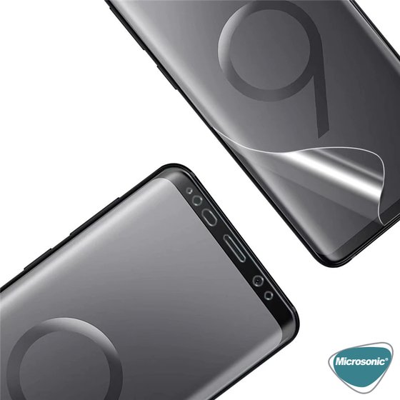 Microsonic Samsung Galaxy S20 Plus Ön + Arka Kavisler Dahil Tam Ekran Kaplayıcı Film