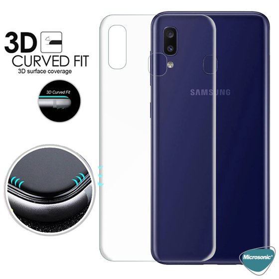 Microsonic Samsung Galaxy M10s Ön + Arka Kavisler Dahil Tam Ekran Kaplayıcı Film