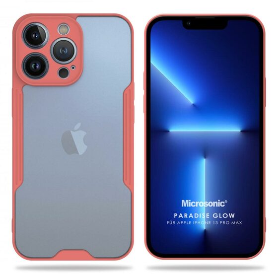 Microsonic Apple iPhone 13 Pro Max Kılıf Paradise Glow Pembe