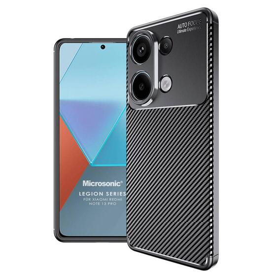 Microsonic Xiaomi Poco M6 Pro 4G Kılıf Legion Series Siyah