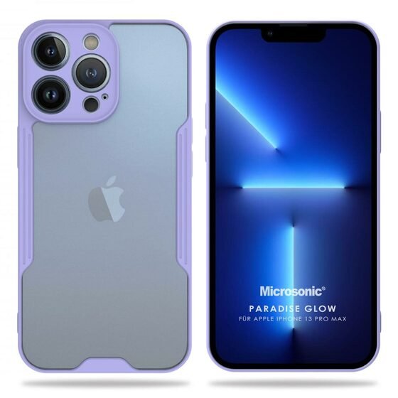 Microsonic Apple iPhone 13 Pro Max Kılıf Paradise Glow Lila