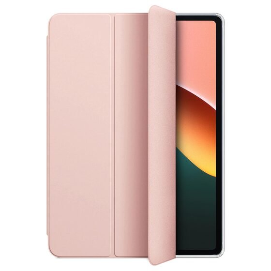 Microsonic Xiaomi Redmi Pad SE Kılıf Slim Translucent Back Smart Cover Rose Gold