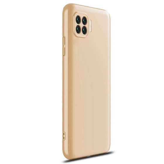 Microsonic Oppo Reno 4 Lite Kılıf Double Dip 360 Protective Gold