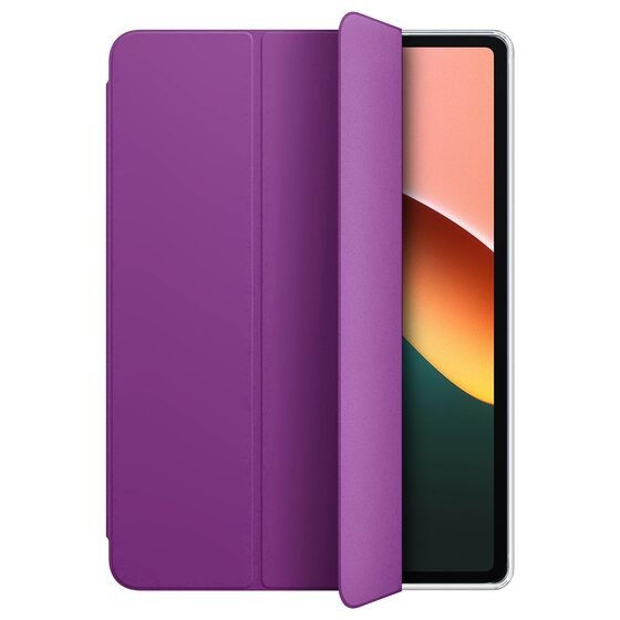 Microsonic Xiaomi Redmi Pad SE Kılıf Slim Translucent Back Smart Cover Mor