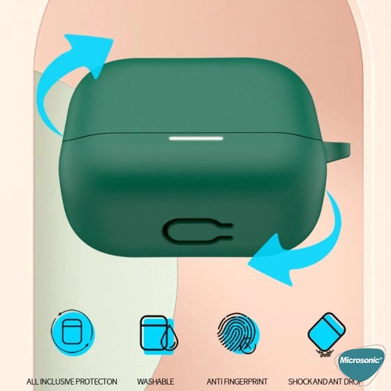 Microsonic Anker Soundcore K20i Kılıf Askılı Mat Silikon Siyah
