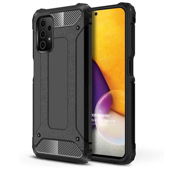 Microsonic Samsung Galaxy A73 5G Kılıf Rugged Armor Siyah