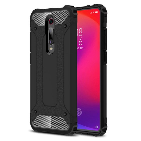 Microsonic Xiaomi Redmi K20 Kılıf Rugged Armor Siyah