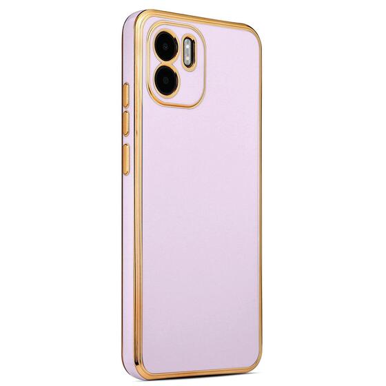 Microsonic Xiaomi Redmi A1 Kılıf Olive Plated Lila