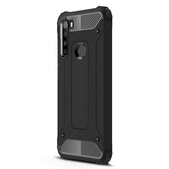 Microsonic Xiaomi Redmi Note 8T Kılıf Rugged Armor Siyah