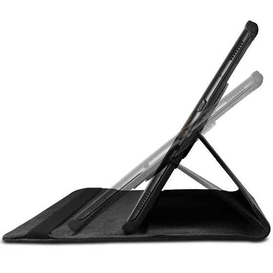 Microsonic  Samsung Galaxy Tab Active2 T390 Kılıf 360 Rotating Stand Deri Kırmızı