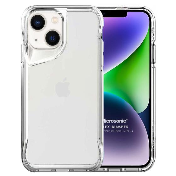 Microsonic Apple iPhone 14 Plus Kılıf Trex Bumper Şeffaf