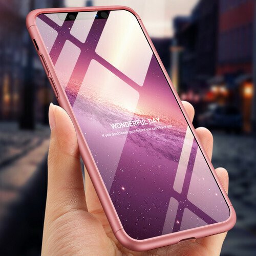 Microsonic Apple iPhone XR (6.1'') Kılıf Double Dip 360 Protective Lacivert