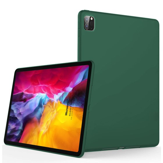 Microsonic Apple iPad Pro 11`` 2022 4. Nesil Kılıf (A2759-A2435-A2761-A2762) Matte Silicone Yeşil