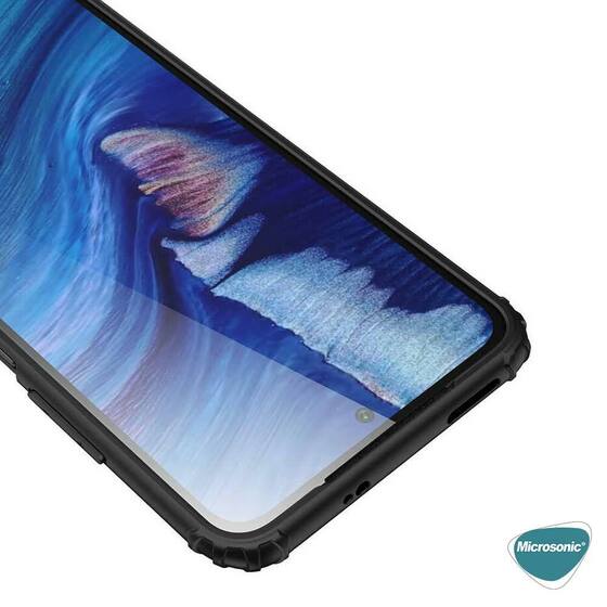 Microsonic Xiaomi Redmi Note 10S Kılıf Frosted Frame Yeşil