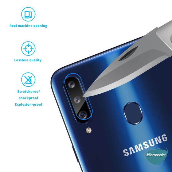 Microsonic Samsung Galaxy A20s Kamera Lens Koruma Camı