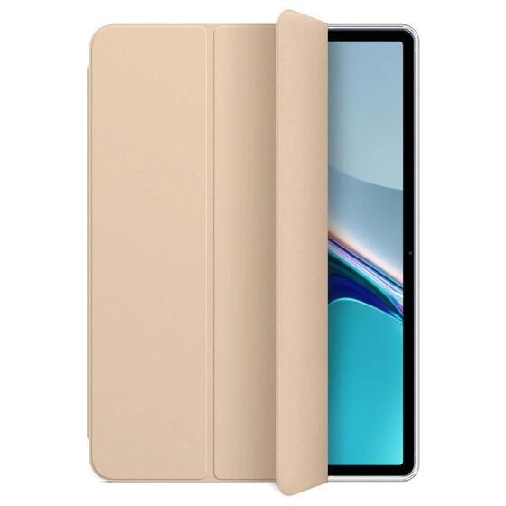 Microsonic Honor Pad 8 Kılıf Slim Translucent Back Smart Cover Gold