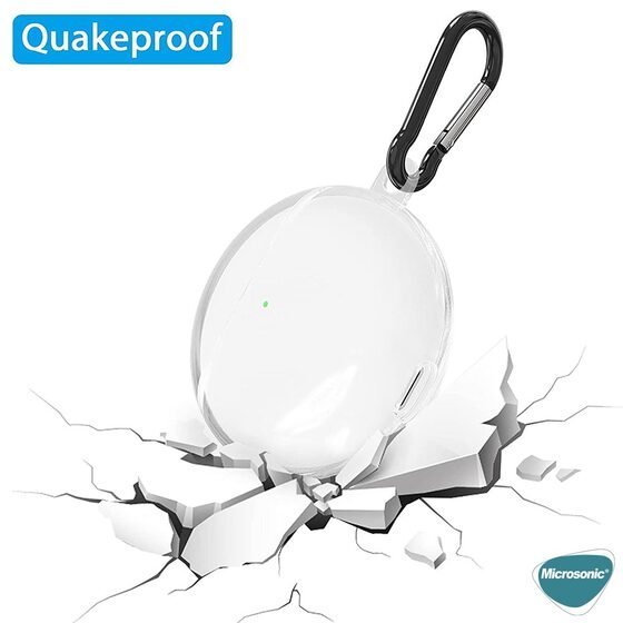 Microsonic Huawei FreeBuds 4E 2024 Kılıf Transparent Clear Soft Şeffaf