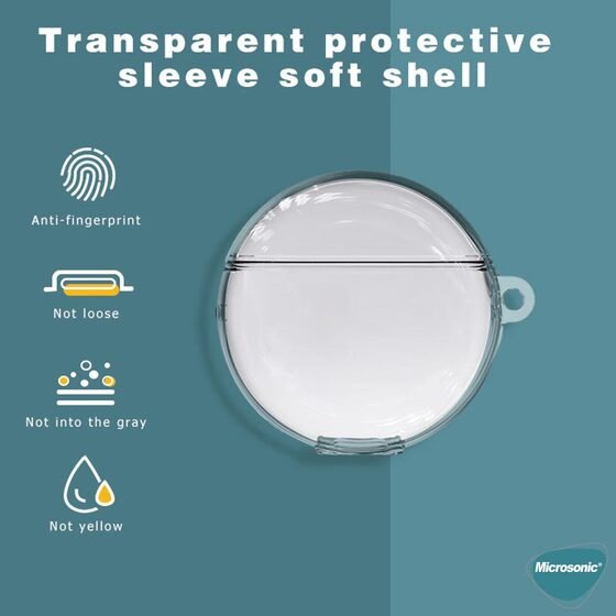 Microsonic Huawei FreeBuds 4E 2024 Kılıf Transparent Clear Soft Şeffaf