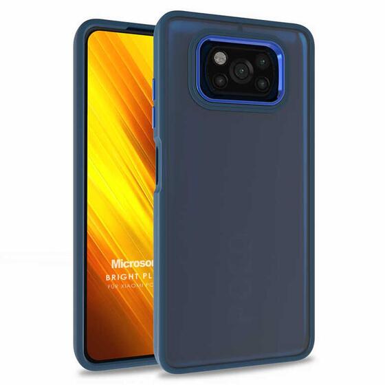 Microsonic Xiaomi Poco X3 Pro Kılıf Bright Planet Lacivert