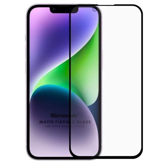 Microsonic Apple iPhone 14 Plus Seramik Matte Flexible Ekran Koruyucu Siyah