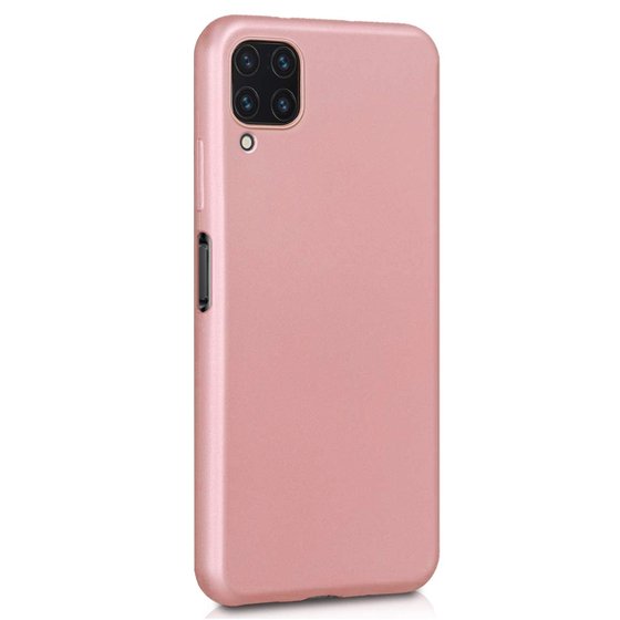 Microsonic Matte Silicone Samsung Galaxy A12 Kılıf Rose Gold