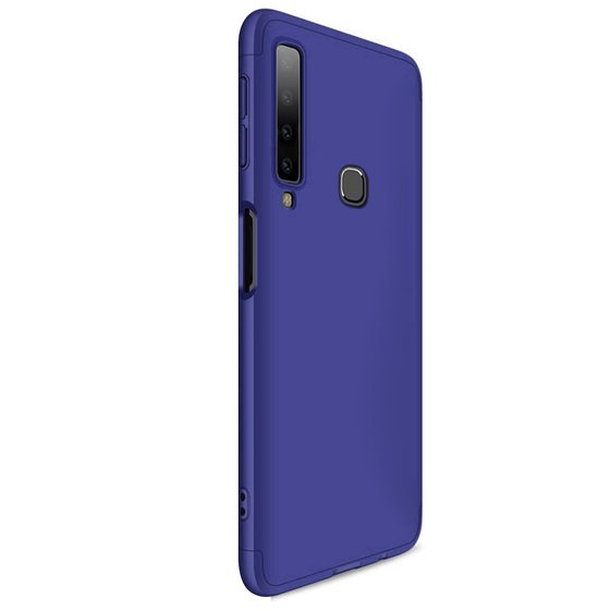 Microsonic Samsung Galaxy A9 2018 Kılıf Double Dip 360 Protective Lacivert