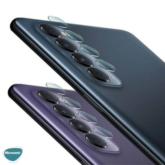 Microsonic Oppo Reno 4 Pro Kamera Lens Koruma Camı