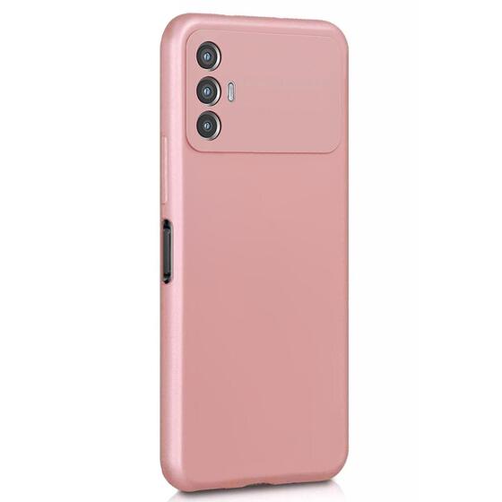 Microsonic Matte Silicone TECNO Spark 8 Pro Kılıf Rose Gold