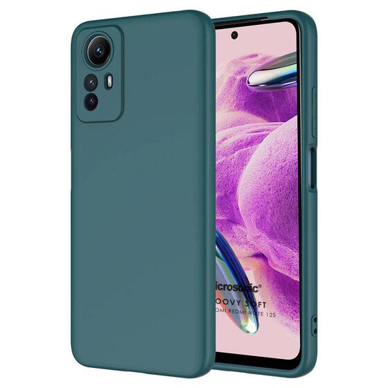 Microsonic Xiaomi Redmi Note 12S Kılıf Groovy Soft Koyu Yeşil