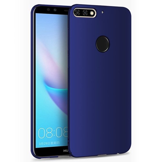 Microsonic Huawei Y7 2018 Kılıf Premium Slim Lacivert