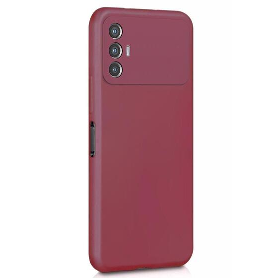 Microsonic Matte Silicone TECNO Spark 8 Pro Kılıf Mor