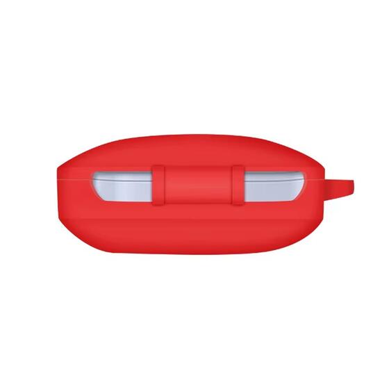 Microsonic Xiaomi Redmi Buds 5 Kılıf Askılı Mat Silikon Kırmızı