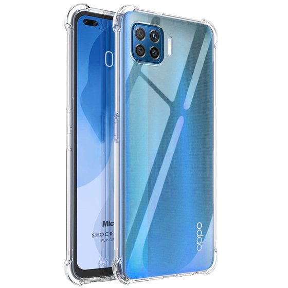 Microsonic Oppo Reno 4 Lite Kılıf Shock Absorbing Şeffaf