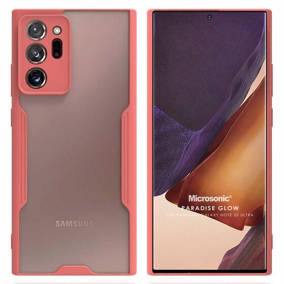 Microsonic Samsung Galaxy Note 20 Ultra Kılıf Paradise Glow Pembe