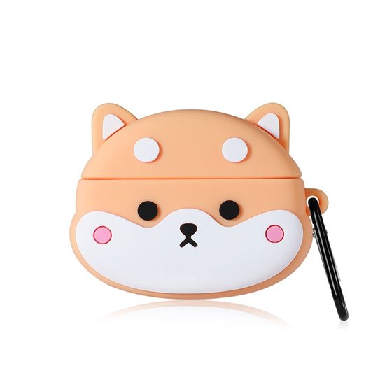 Microsonic AirPods Pro Kılıf Cartoon Figürlü Silikon Shiba Inu