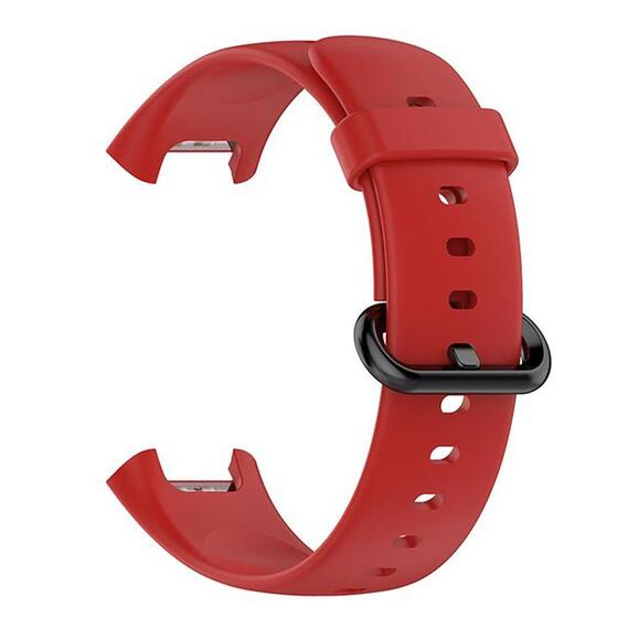 Microsonic Xiaomi Poco Watch Kordon, Silicone Sport Band Kırmızı