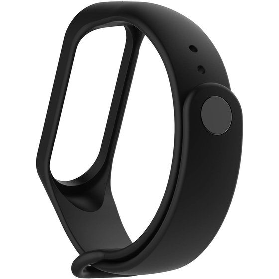 Microsonic Xiaomi Mi Band 3 / Mi Band 4 Silikon Kordon Siyah