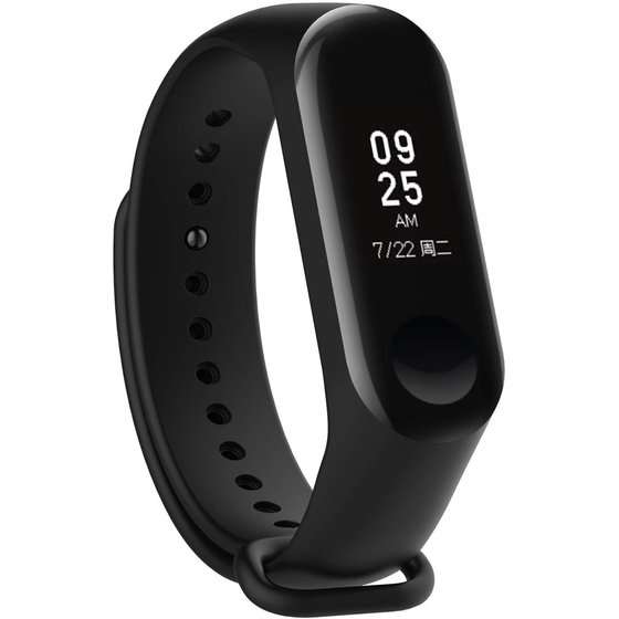 Microsonic Xiaomi Mi Band 3 / Mi Band 4 Silikon Kordon Siyah