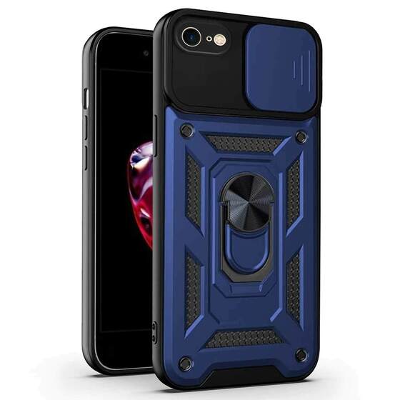 Microsonic Apple iPhone 7 Kılıf Impact Resistant Lacivert