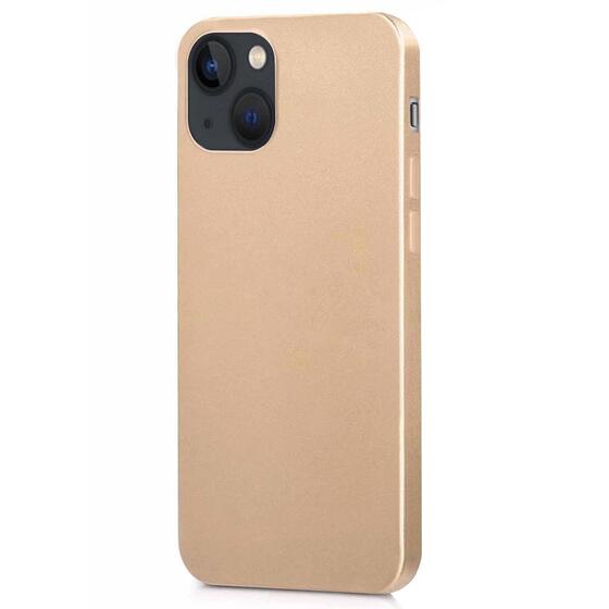 Microsonic Matte Silicone Apple iPhone 14 Plus Kılıf Gold