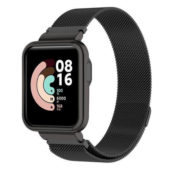 Microsonic Xiaomi Poco Watch Milanese Loop Kordon Siyah